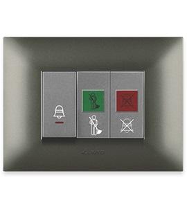 LISHA S7 3M - Do Not Disturb / Make My Room with 2 Switch Unit & Door Bell Cut-Off Wiring (Prices are without Frame)