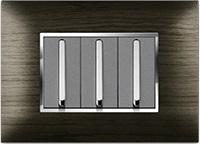 LISHA S7 TURBO CHROME WOOD Cover Plates - product media
