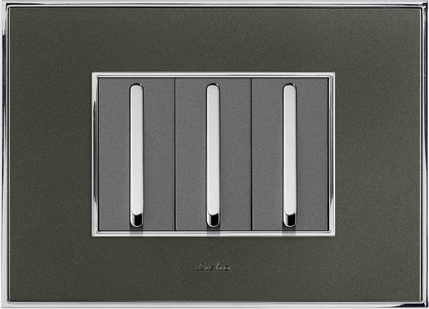LISHA S7 PLATINA METALLIC Cover Plates - product media