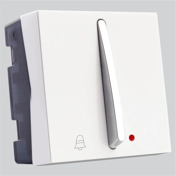 LISHA SLIMZ (2M) Bell Push Switch with Indicator - product media