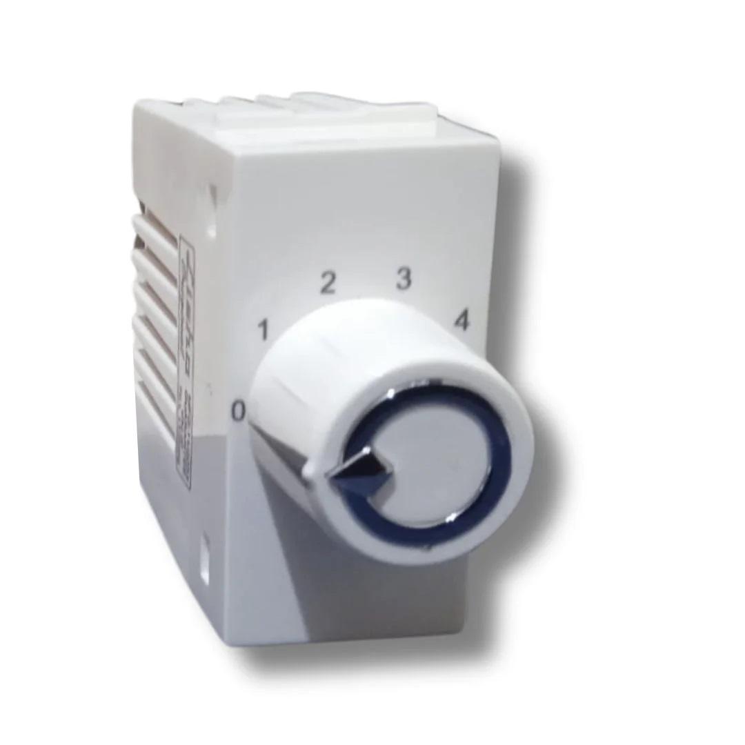 LISHA S7 1M 4-Step Fan Regulator with Chrome Border - product media