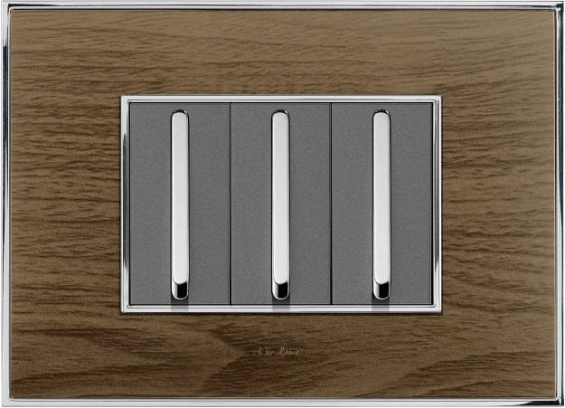 LISHA S7 Platina Wood Cover Plates - product media