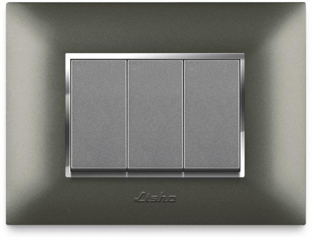 LISHA S7 TURBO CHROME METALLIC Cover Plates - product media
