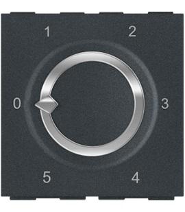 LISHA S7 2M 5-Step Fan Regulator (Full Rotary) with Chrome Border - product media